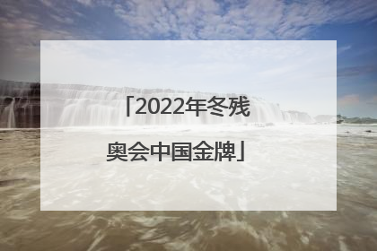 「2022年冬残奥会中国金牌」2022年冬残奥会中国金牌榜排名